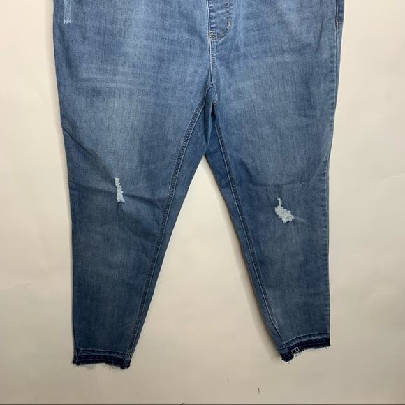 Time Tru Over Belly Maternity Jeans Large 12-14 - Picture 3 of 6